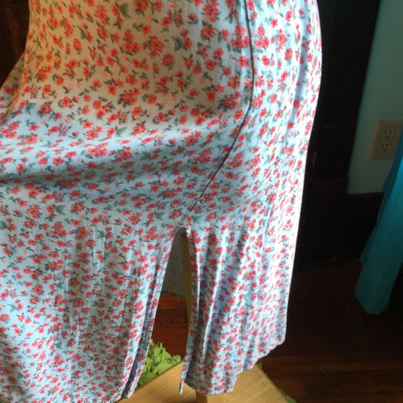 American Eagle 🦅 sundress med/midi/smocked in back/stretch strap makes ruffle - Picture 8 of 12